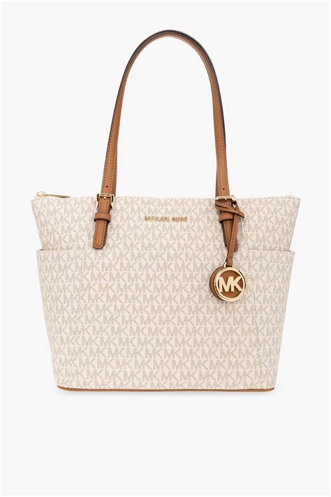 michael kors jet set shopper grau|Michael Kors jet set sale.